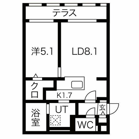 ブランシャール新さっぽろの物件間取画像